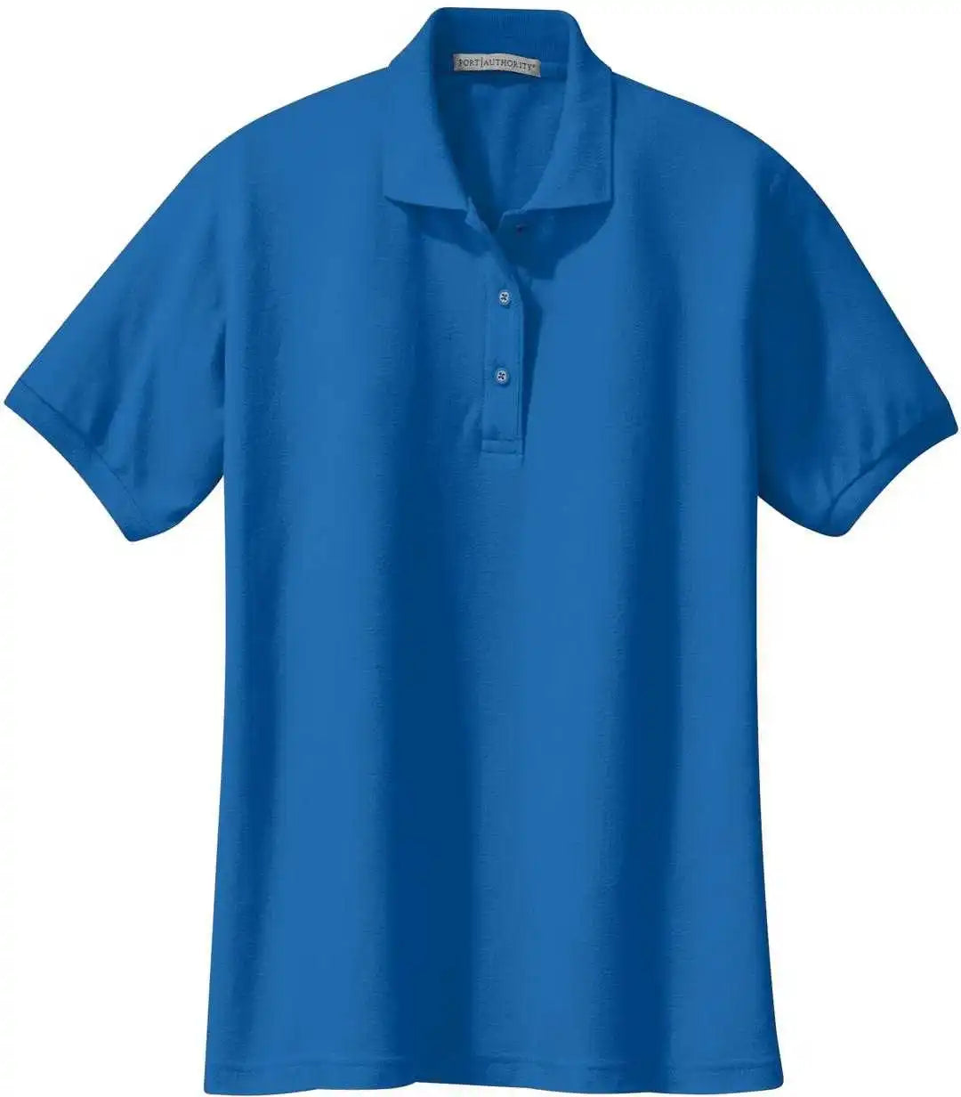Port Authority L500 Ladies Silk Touch Polo Strong Blue