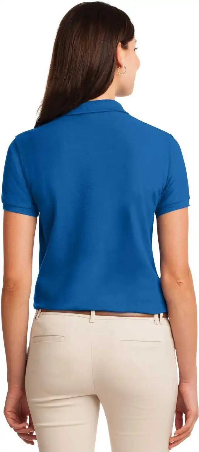 Port Authority L500 Ladies Silk Touch Polo - Strong Blue