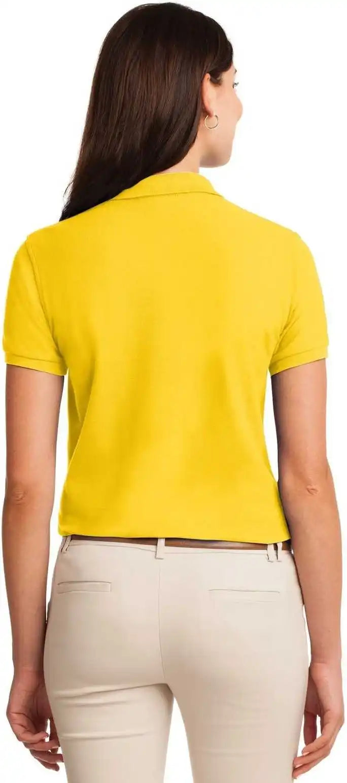 Port Authority L500 Ladies Silk Touch Polo Sunflower Yellow