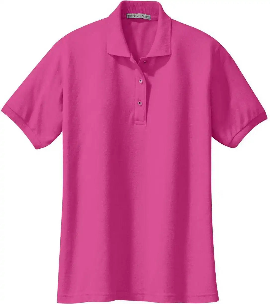 Port Authority L500 Ladies Silk Touch Polo Tropical Pink