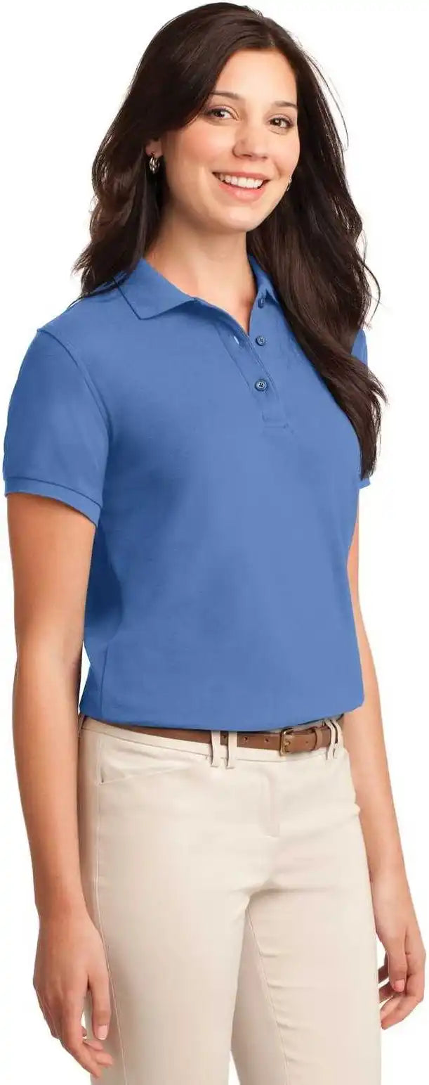 Port Authority L500 Ladies Silk Touch Polo Ultramarine Blue