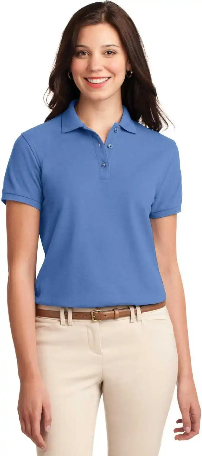 Port Authority L500 Ladies Silk Touch Polo - Ultramarine Blue