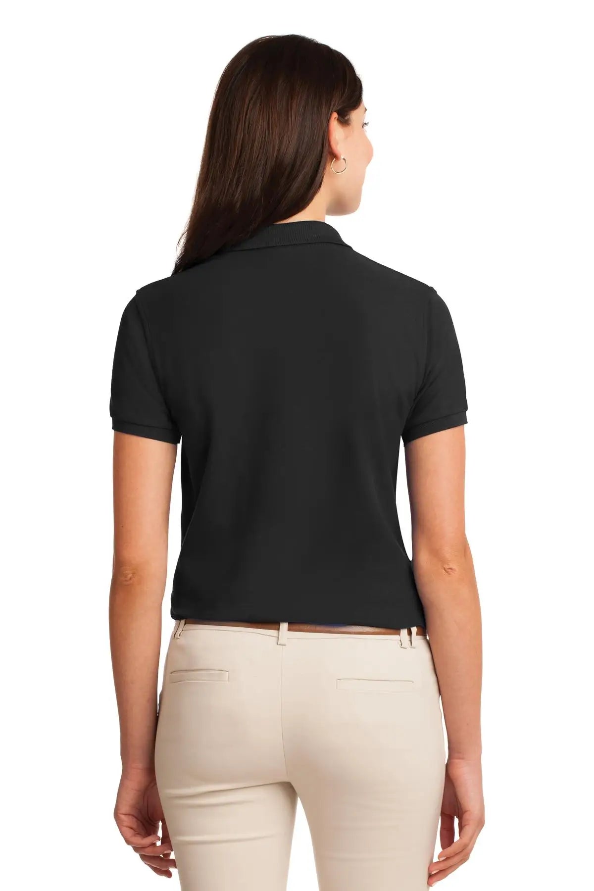 Port Authority L500 Women’s Silk Touch Polo - Black
