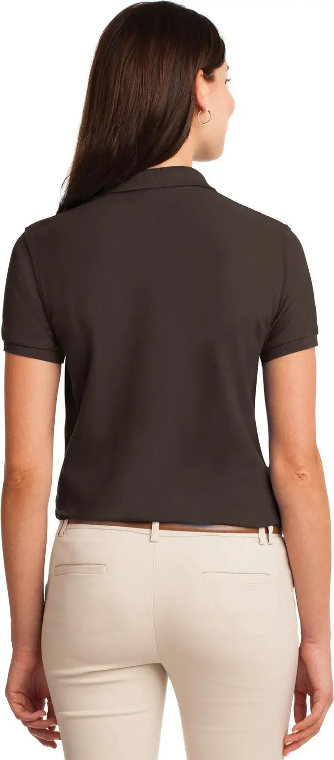 Port Authority L500 Women’s Silk Touch Polo - Coffee Bean