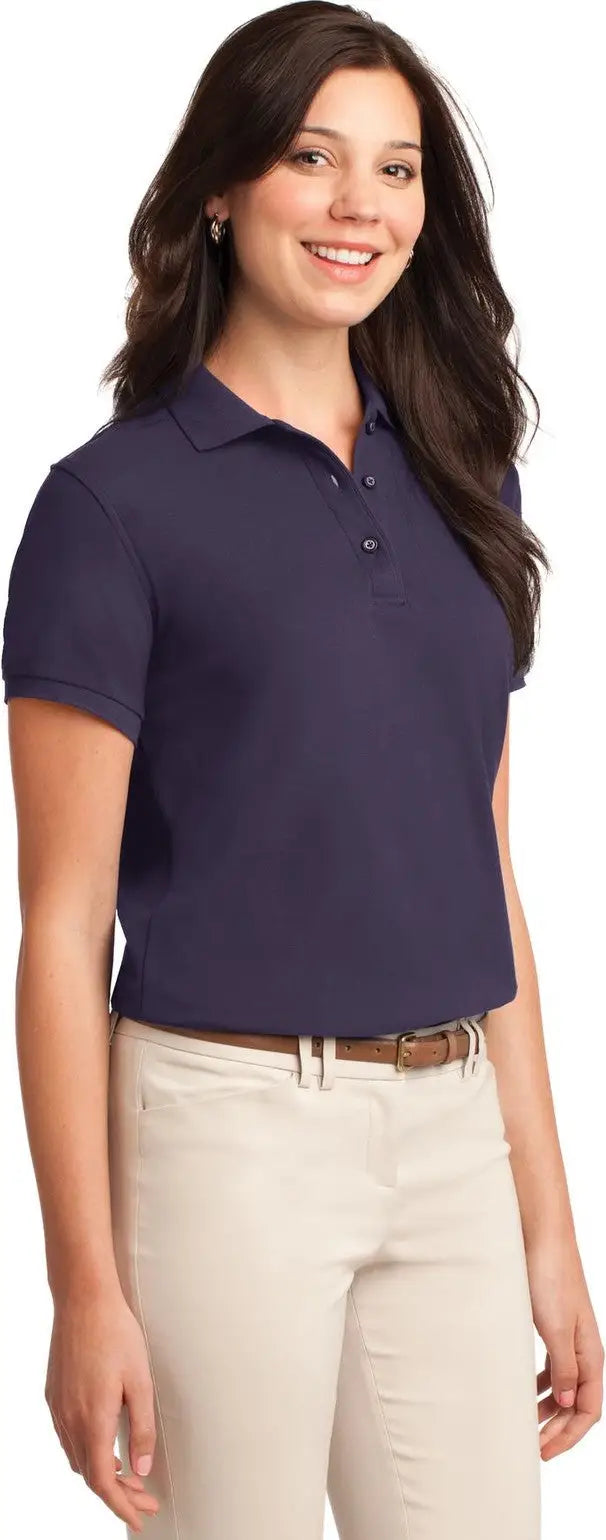 Port Authority L500 Women’s Silk Touch Polo - Eggplant