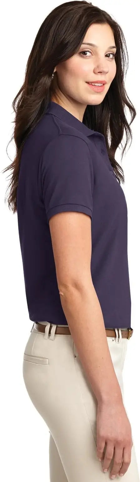 Port Authority L500 Women’s Silk Touch Polo - Eggplant