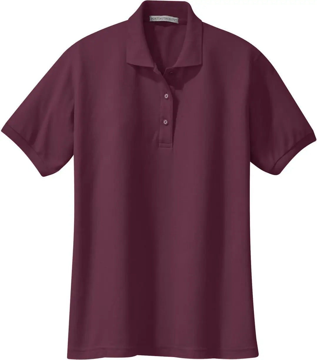 Port Authority L500 Women’s Silk Touch Polo - Maroon