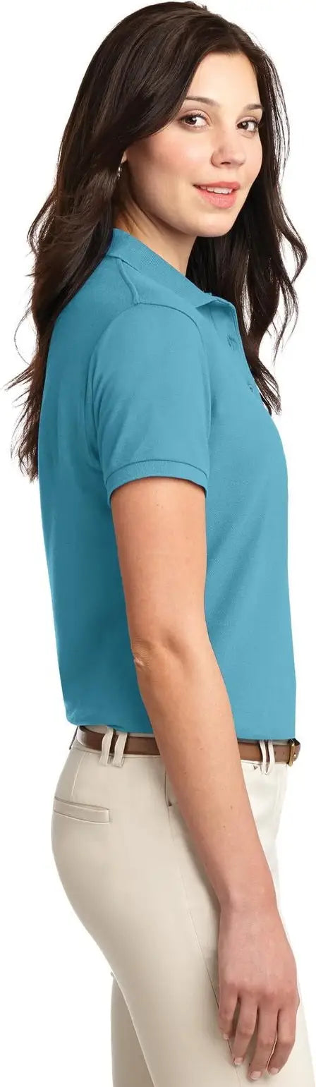 Port Authority L500 Women’s Silk Touch Polo - Maui Blue