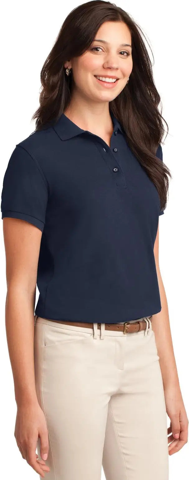 Port Authority L500 Women’s Silk Touch Polo - Navy