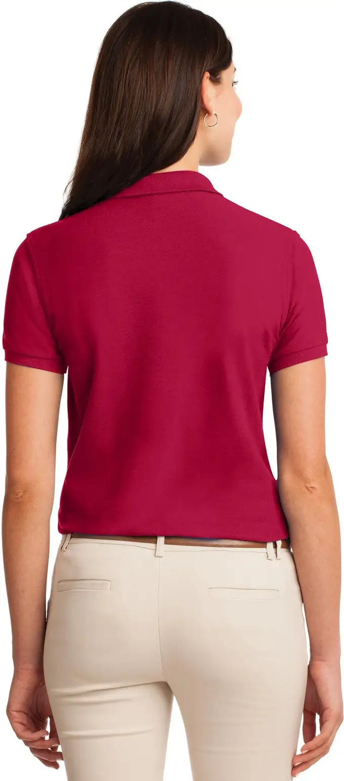 Port Authority L500 Women’s Silk Touch Polo - Red