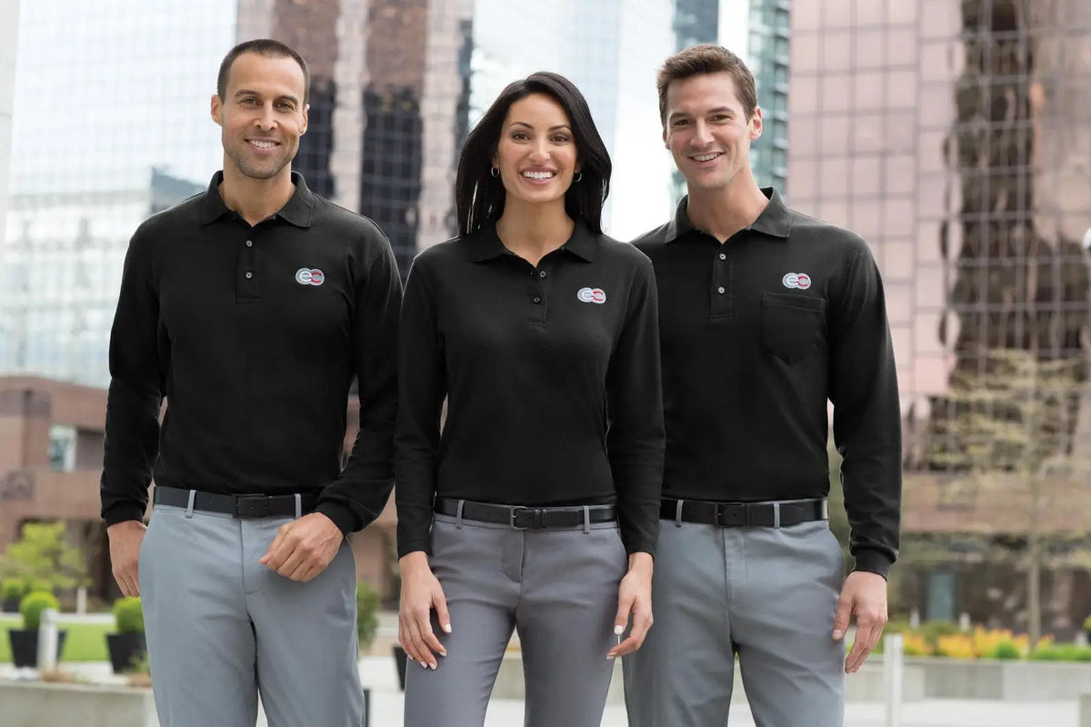 Port Authority L500ls Women’s Silk Touch Long Sleeve Polo - Royal