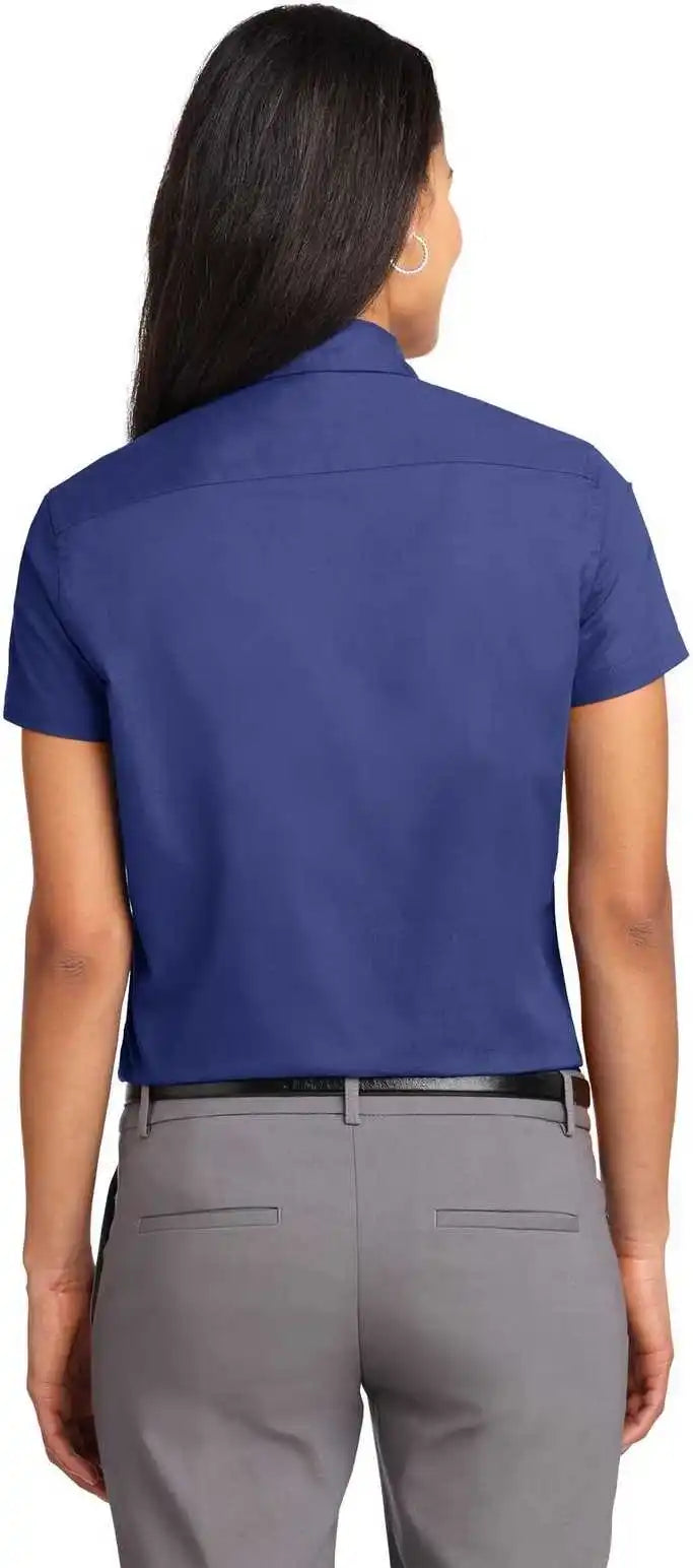 Port Authority L508 Ladies Short Sleeve Easy Care Shirt - Mediterranean Blue