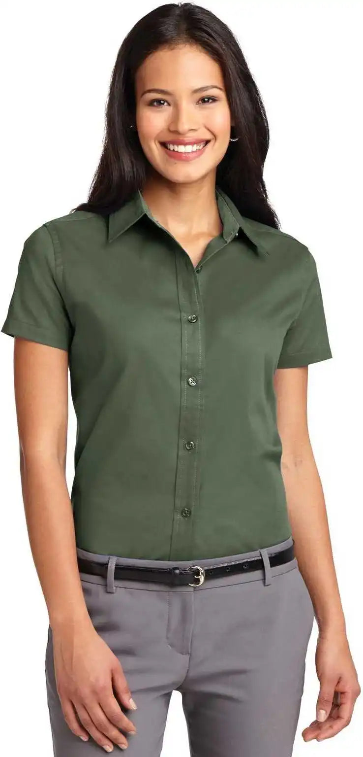 Port Authority L508 Ladies Short Sleeve Easy Care Shirt - Clover Green