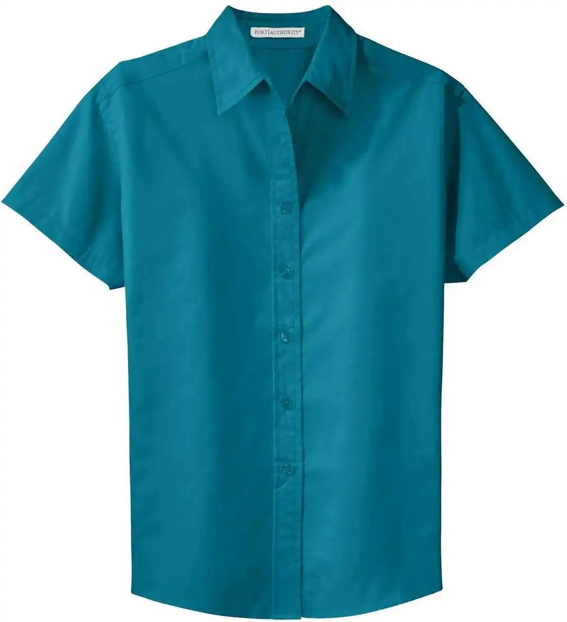 Port Authority L508 Ladies Short Sleeve Easy Care Shirt Teal Green