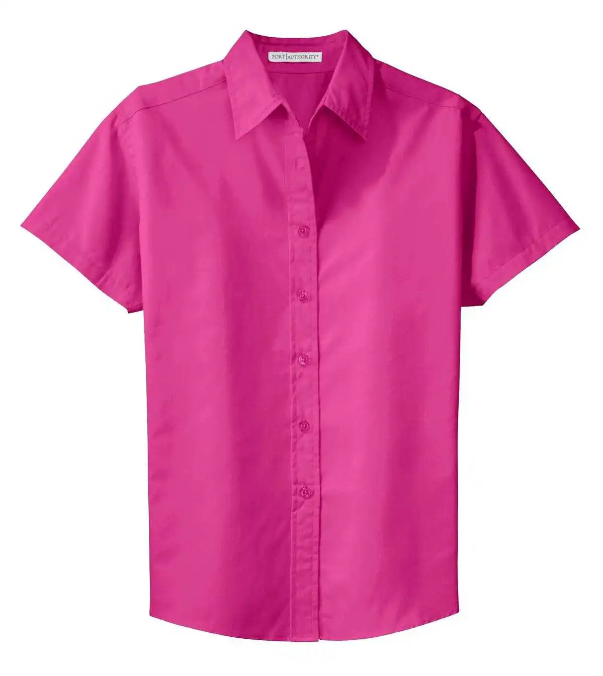 Port Authority L508 Ladies Short Sleeve Easy Care Shirt - Tropical Pink