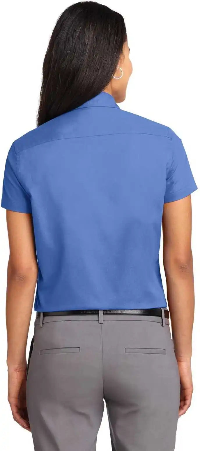 Port Authority L508 Ladies Short Sleeve Easy Care Shirt Ultramarine Blue