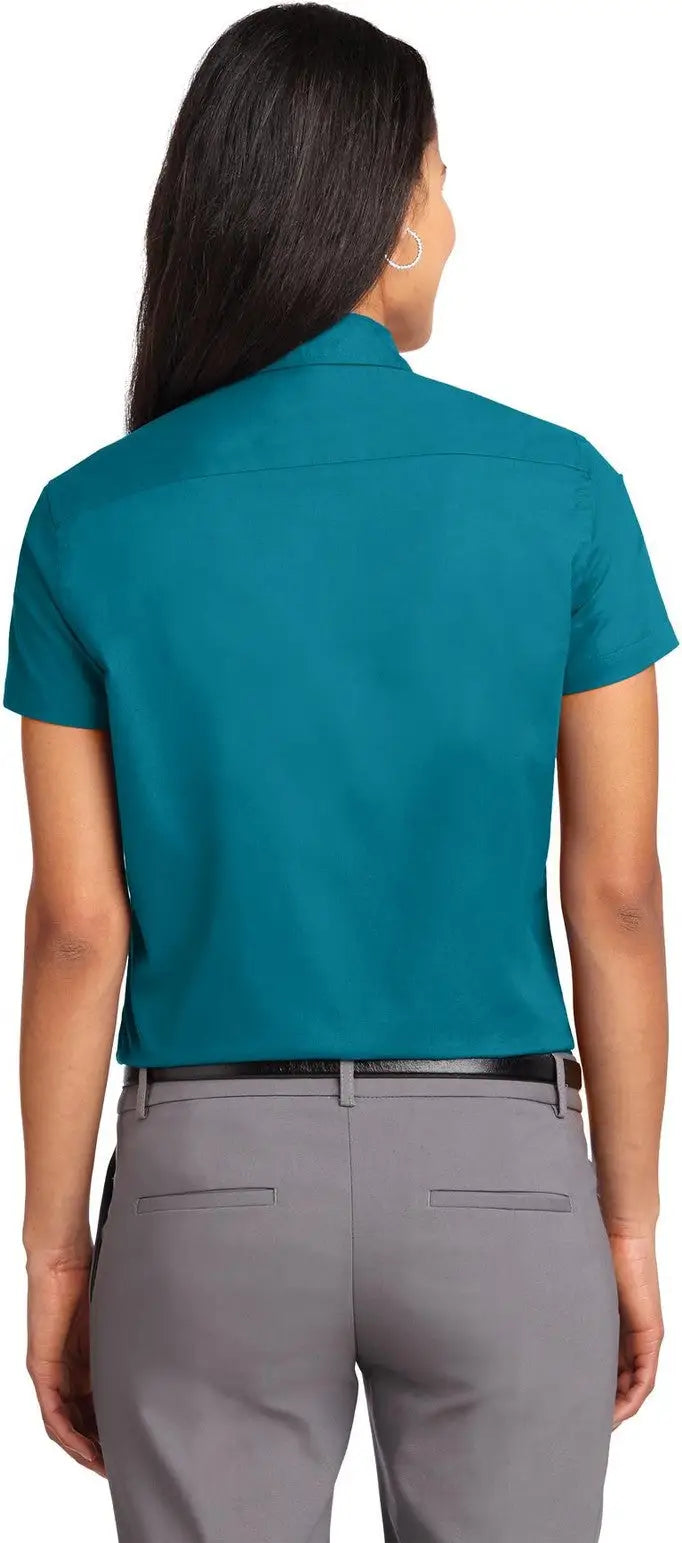 Port Authority L508 Women’s Short Sleeve Easy Care Shirt - Teal Green