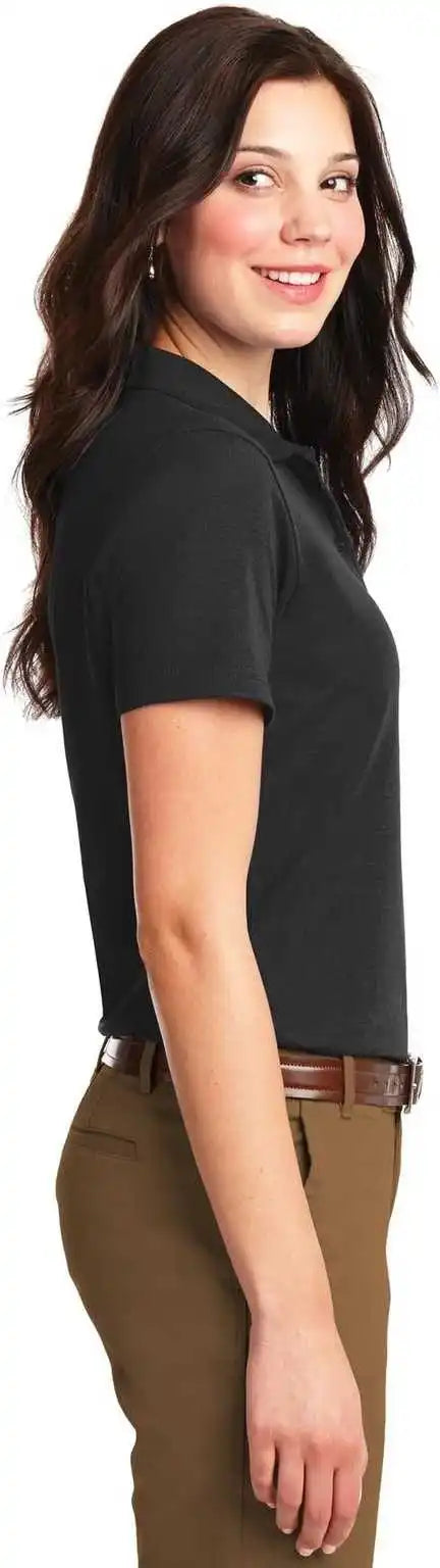Port Authority L510 Ladies Stain Resistant Polo Black