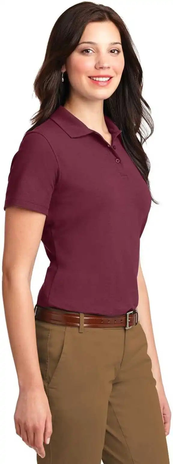 Port Authority L510 Ladies Stain-resistant Polo - Burgundy