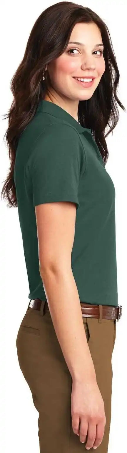 Port Authority L510 Ladies Stain Resistant Polo Dark Green