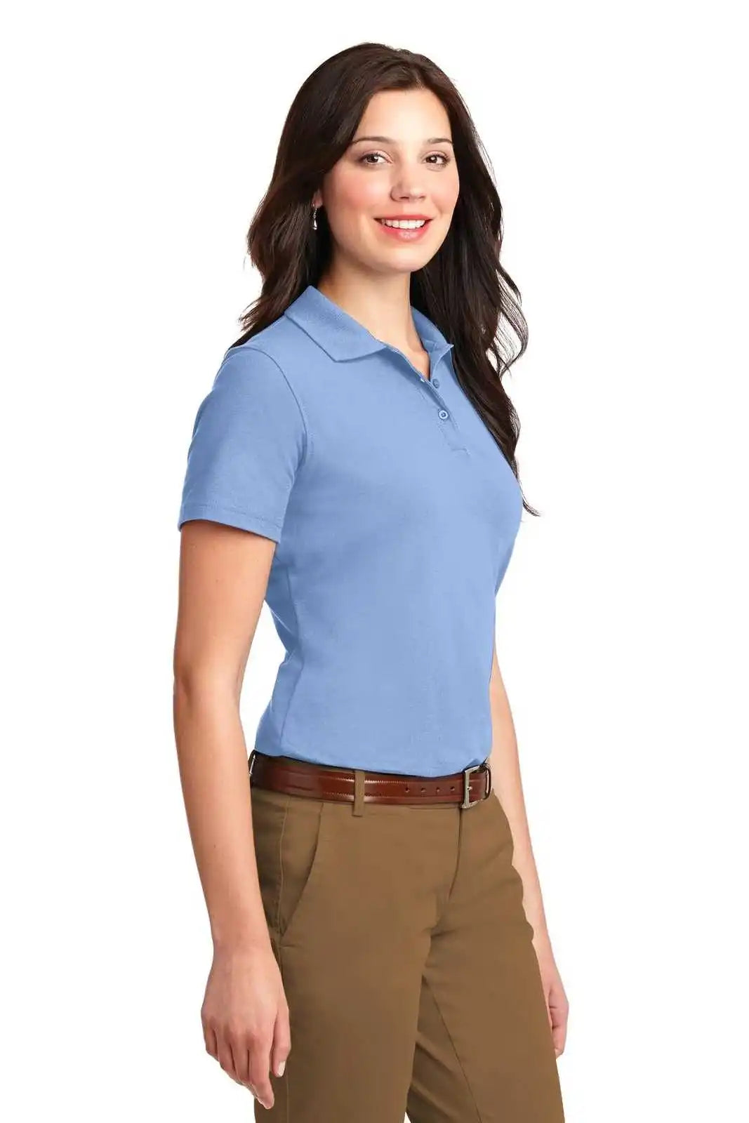 Port Authority L510 Ladies Stain-resistant Polo - Light Blue