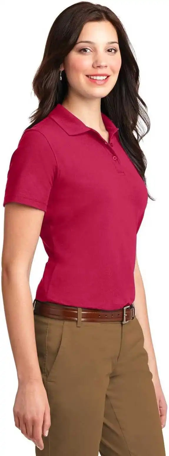 Port Authority L510 Ladies Stain Resistant Polo Red