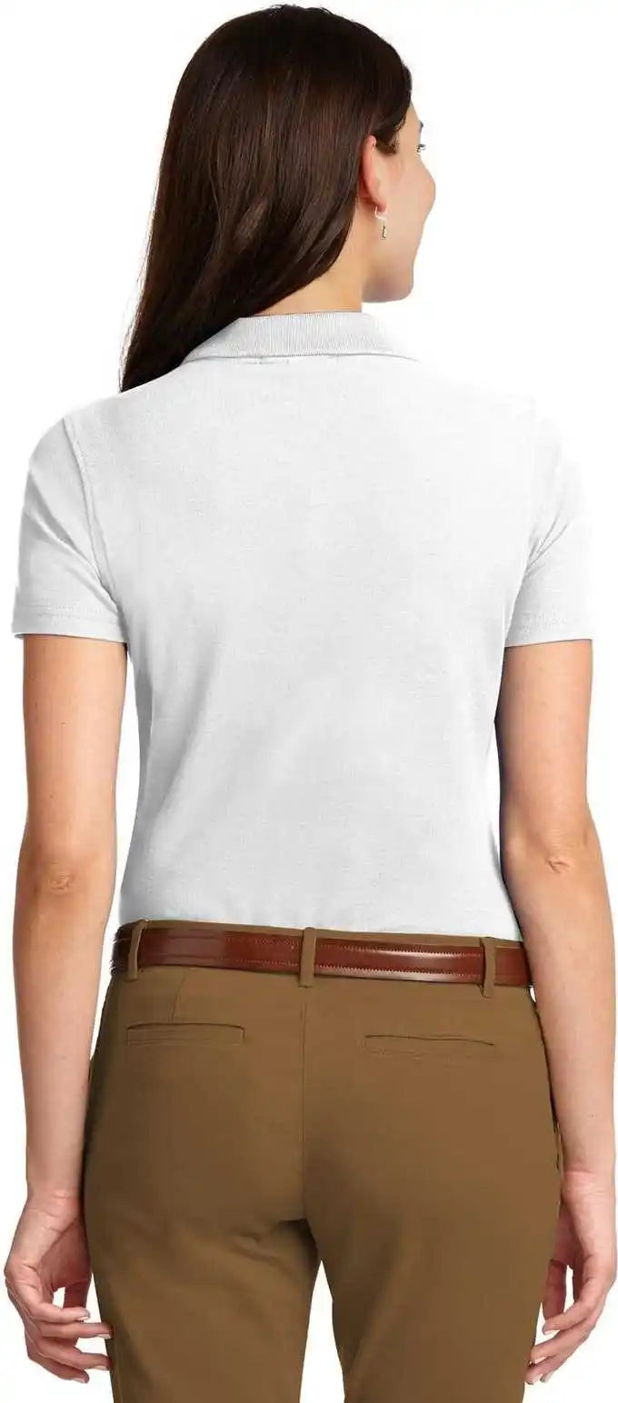 Port Authority L510 Ladies Stain Resistant Polo White