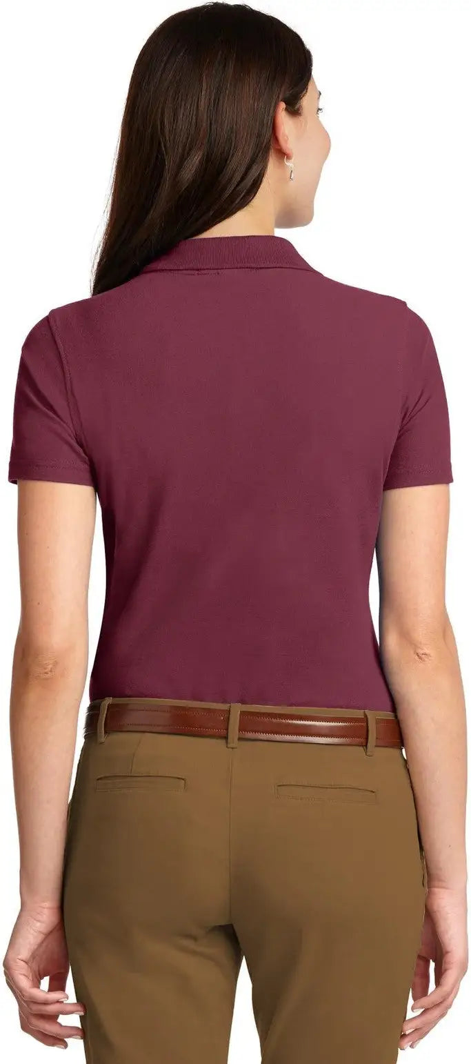 Port Authority L510 Women’s Stain-resistant Polo - Burgundy