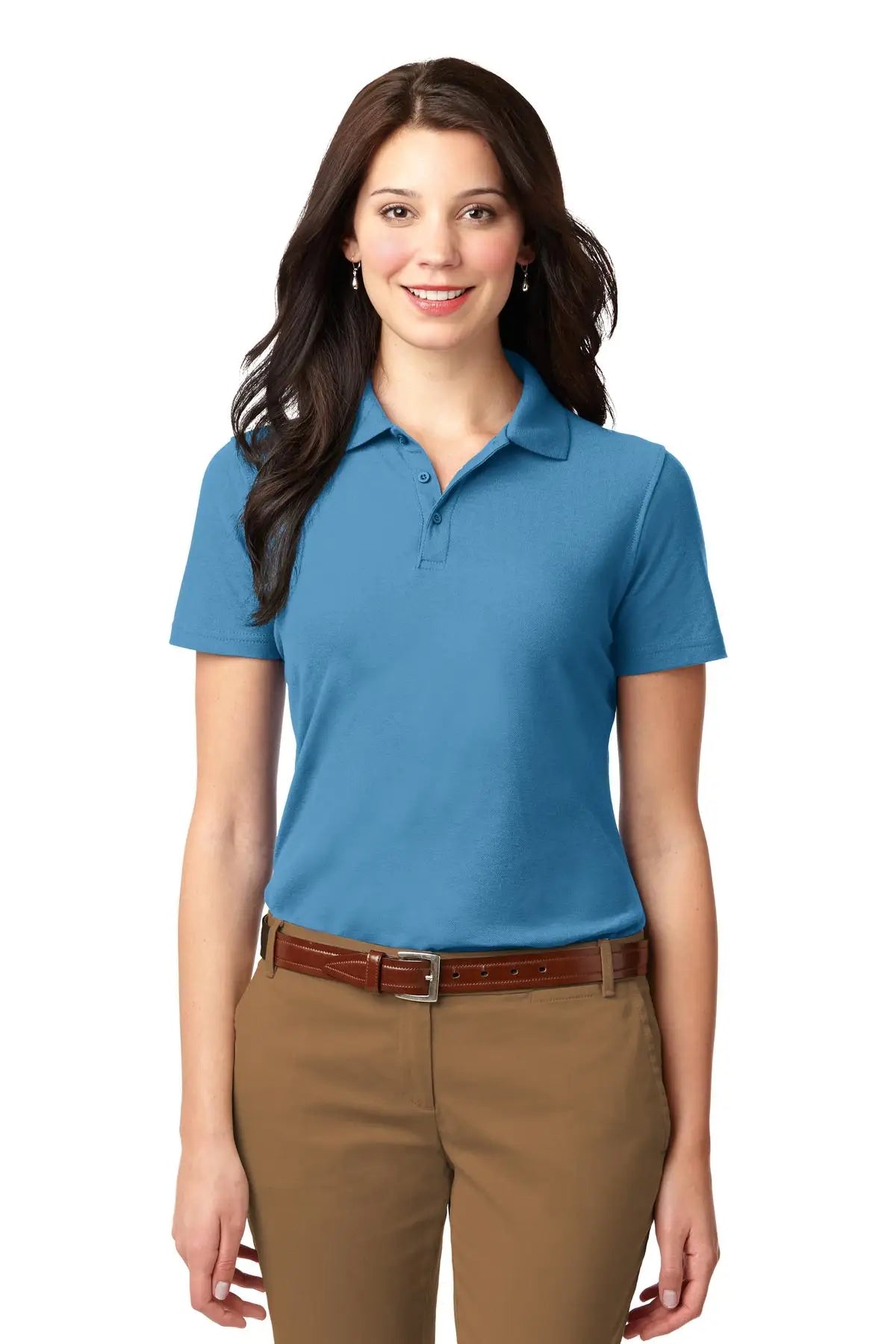 Port Authority L510 Women’s Stain-resistant Polo - Celadon Blue - Ladies Xs