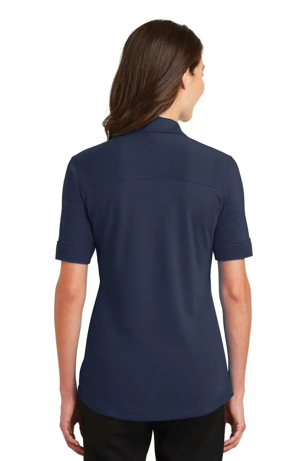 Port Authority L5200 Ladies Silk Touch Interlock Performance Polo - Navy