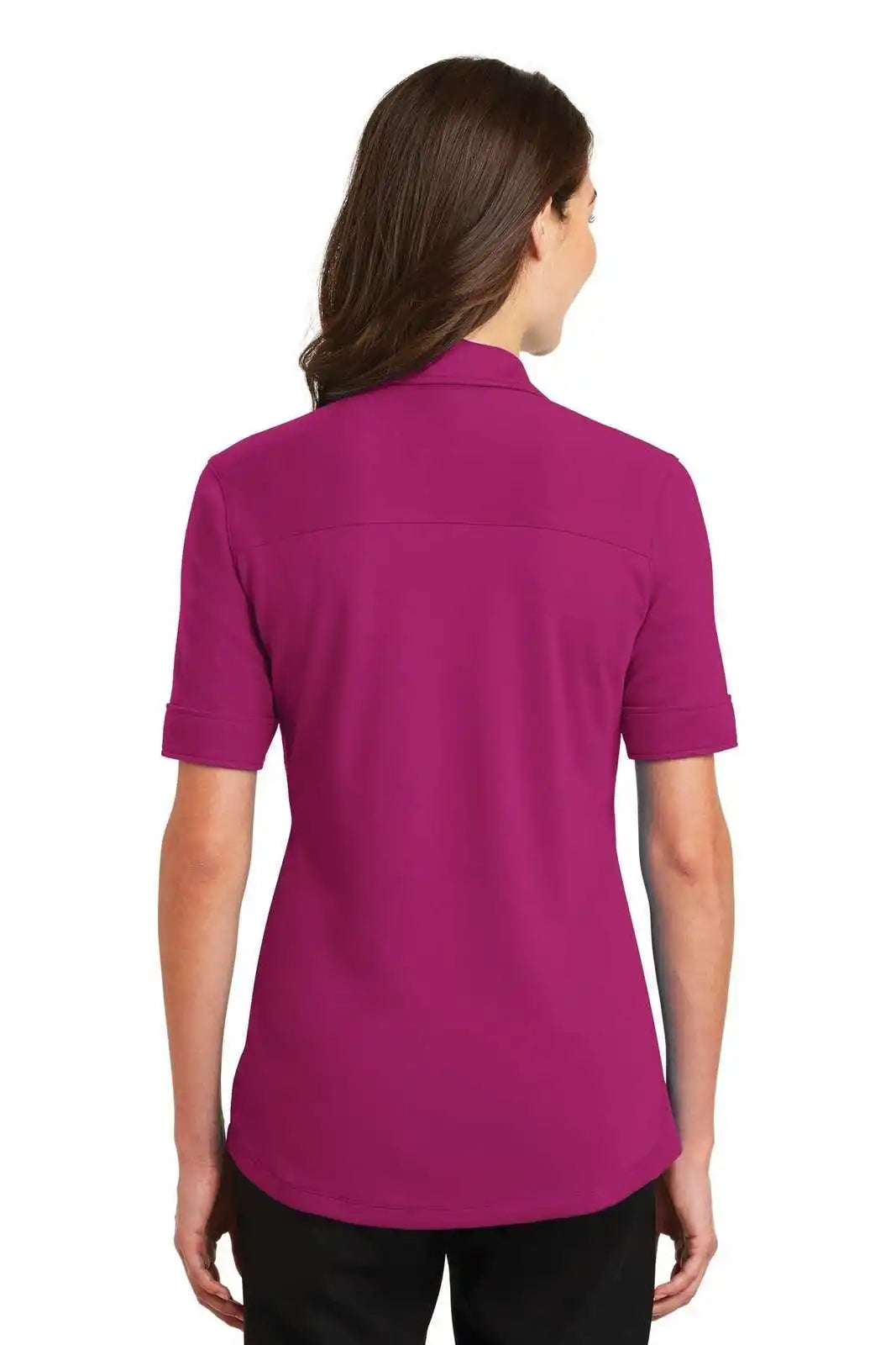 Port Authority L5200 Ladies Silk Touch Interlock Performance Polo - Pink Azalea