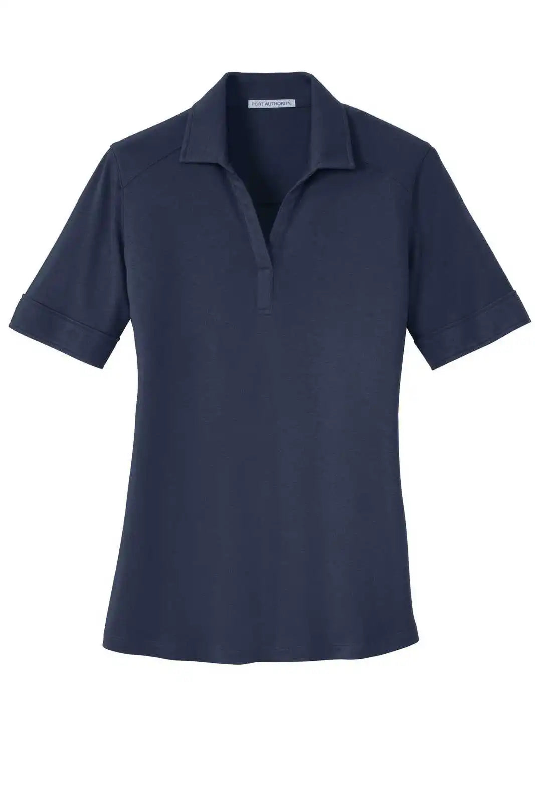 Port Authority L5200 Ladies Silk Touch Interlock Performance Polo - Navy