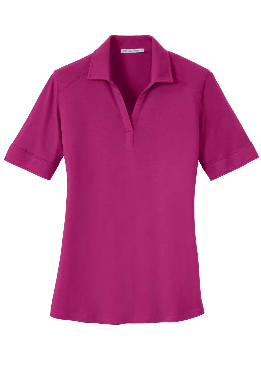 Port Authority L5200 Ladies Silk Touch Interlock Performance Polo - Pink Azalea