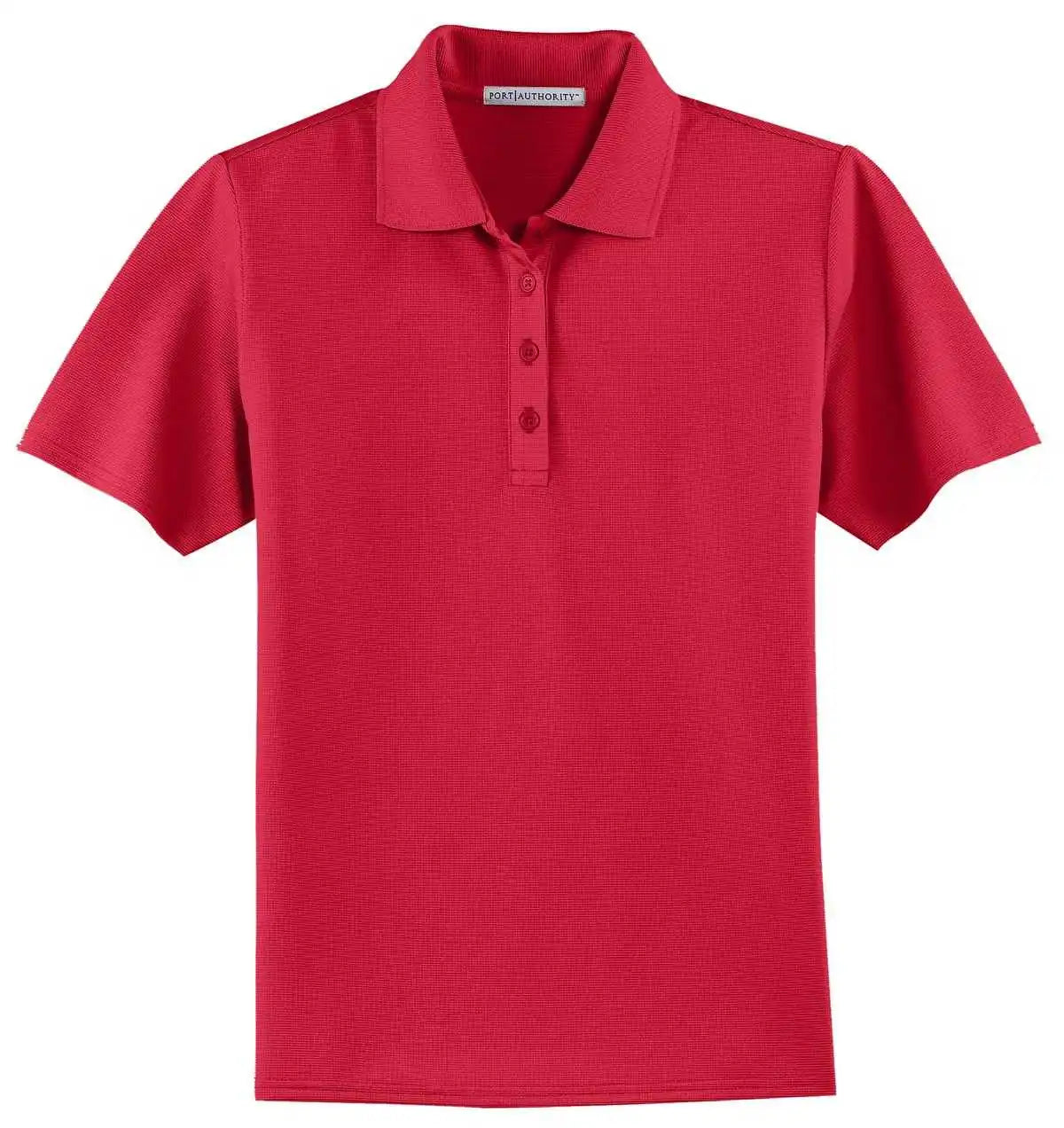 Port Authority L525 Ladies Dry Zone Ottoman Polo - Engine Red