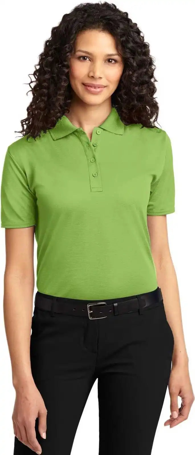 Port Authority L525 Ladies Dry Zone Ottoman Polo - Green Oasis