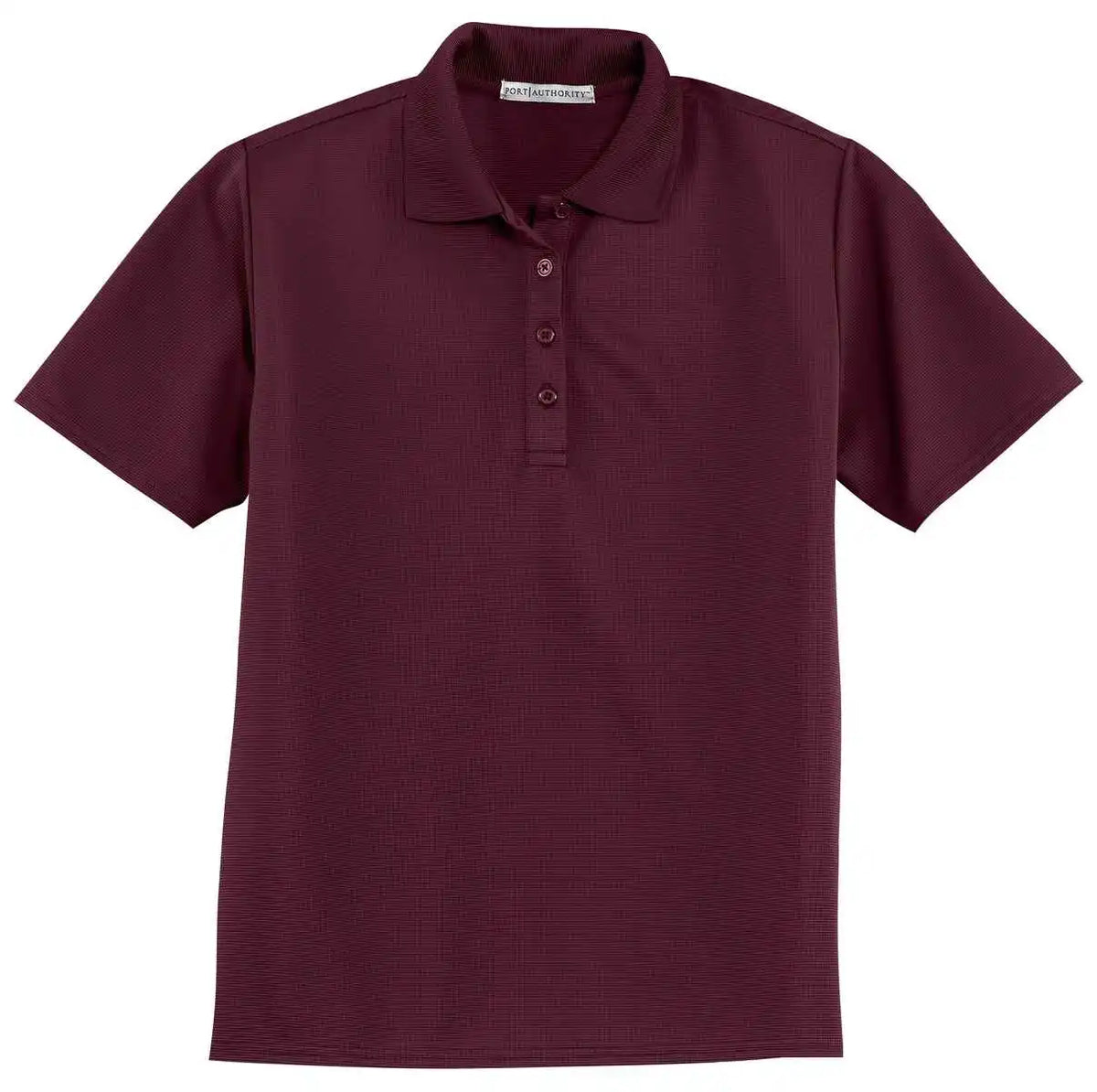 Port Authority L525 Ladies Dry Zone Ottoman Polo - Maroon
