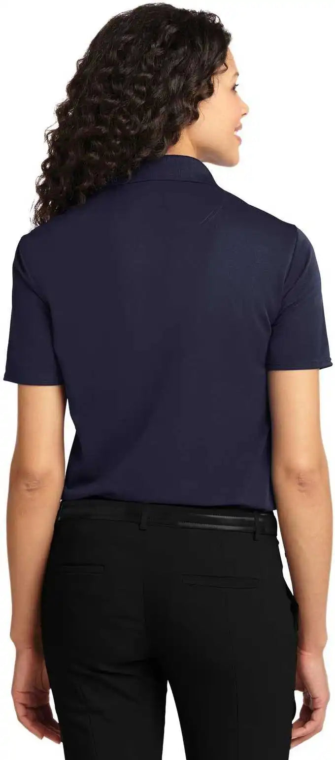 Port Authority L525 Ladies Dry Zone Ottoman Polo - Navy