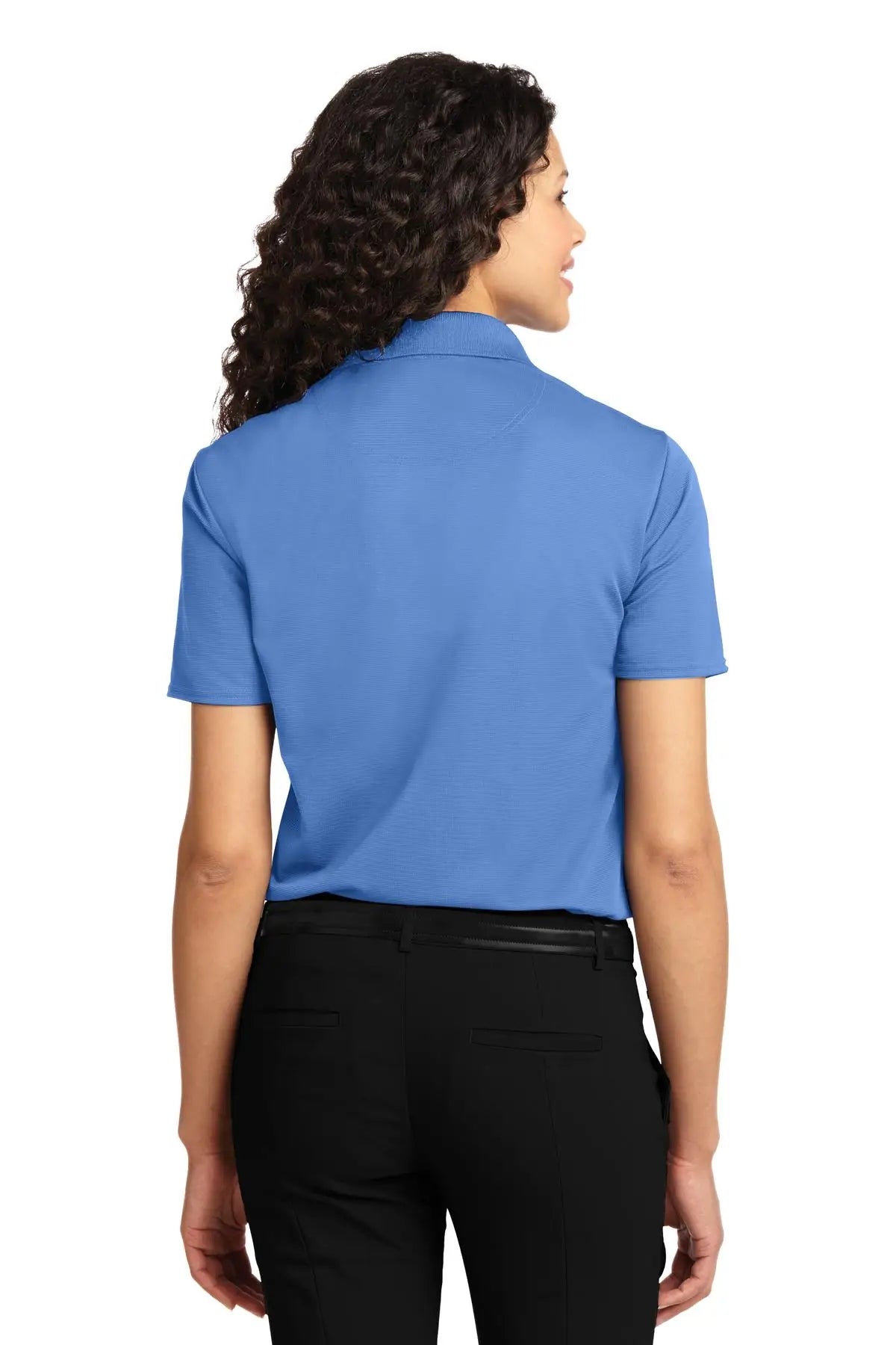 Port Authority L525 Women’s Dry Zone Ottoman Polo - Blue Lake