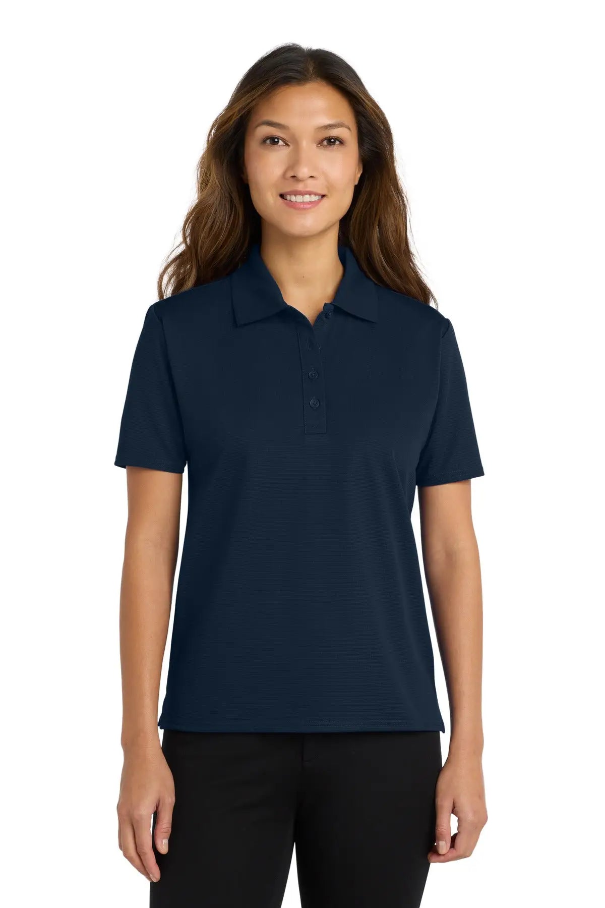 Port Authority L525 Women’s Dry Zone Ottoman Polo - Navy