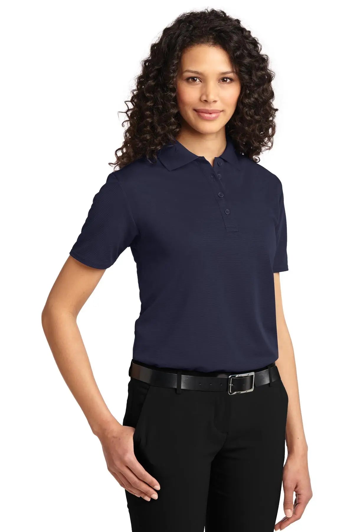 Port Authority L525 Women’s Dry Zone Ottoman Polo - Navy