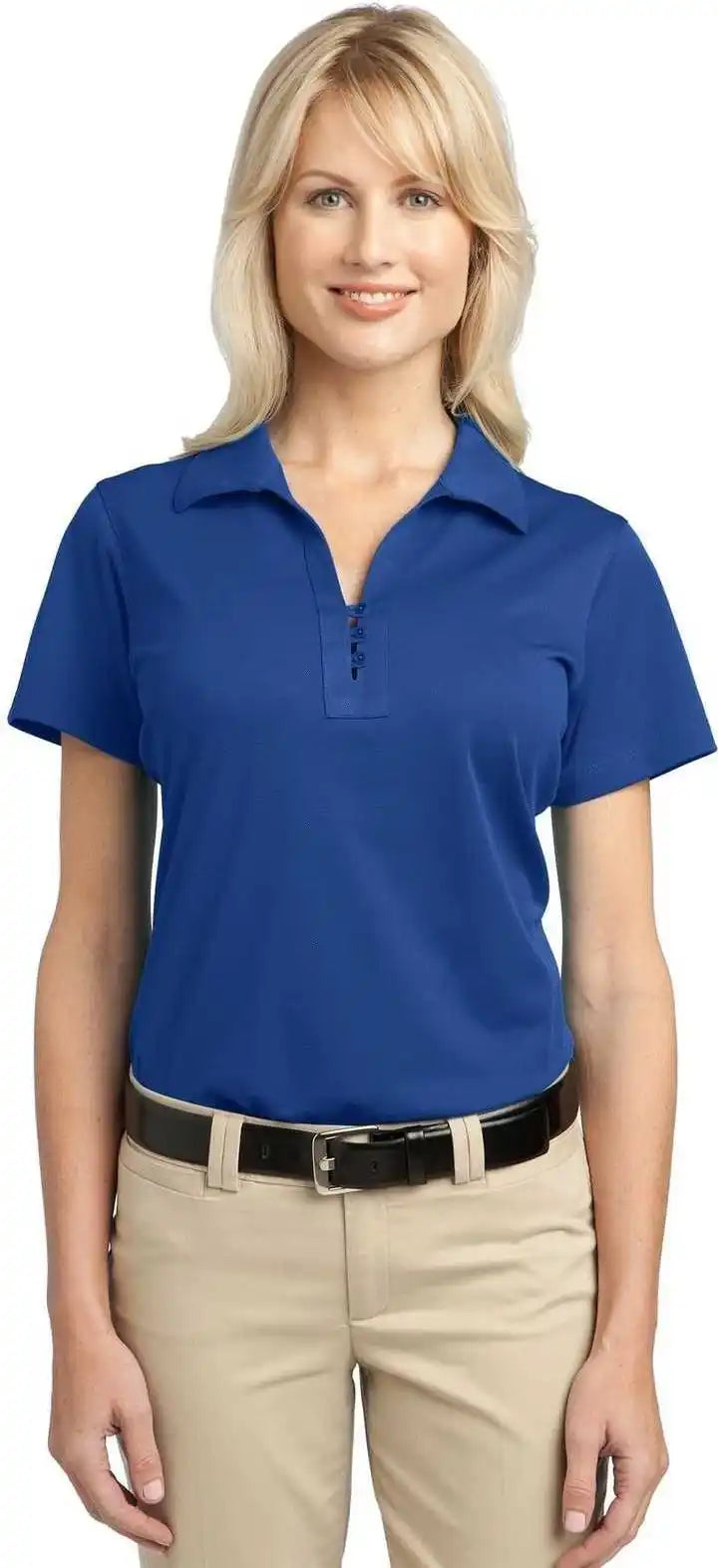 Port Authority L527 Ladies Tech Pique Polo Bright Royal