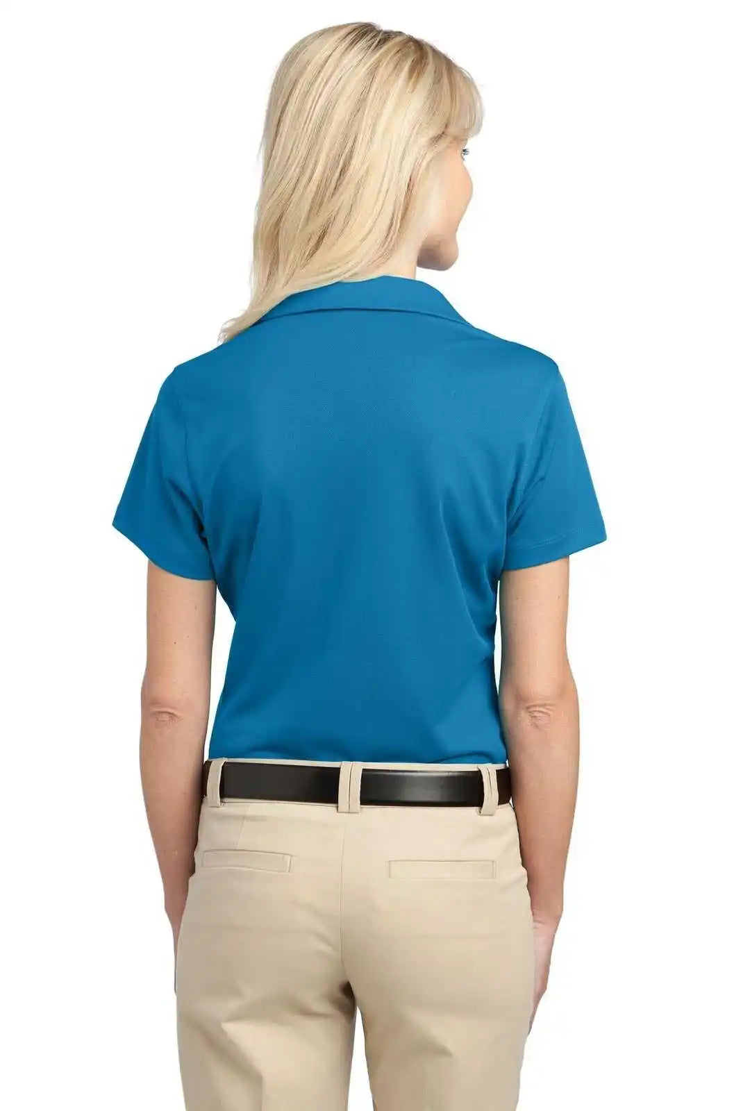Port Authority L527 Ladies Tech Pique Polo - Vivid Blue