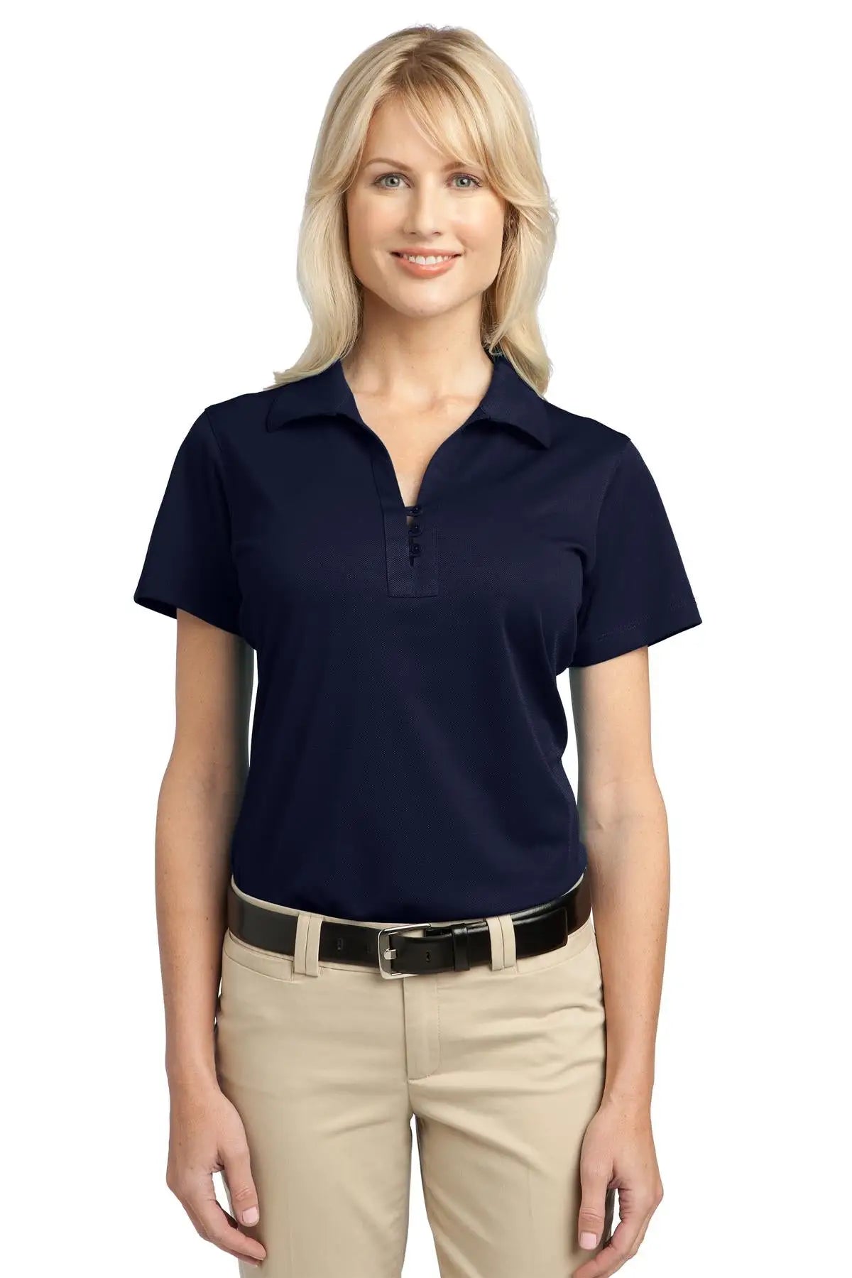 Port Authority L527 Women’s Tech Pique Polo - Dark Navy