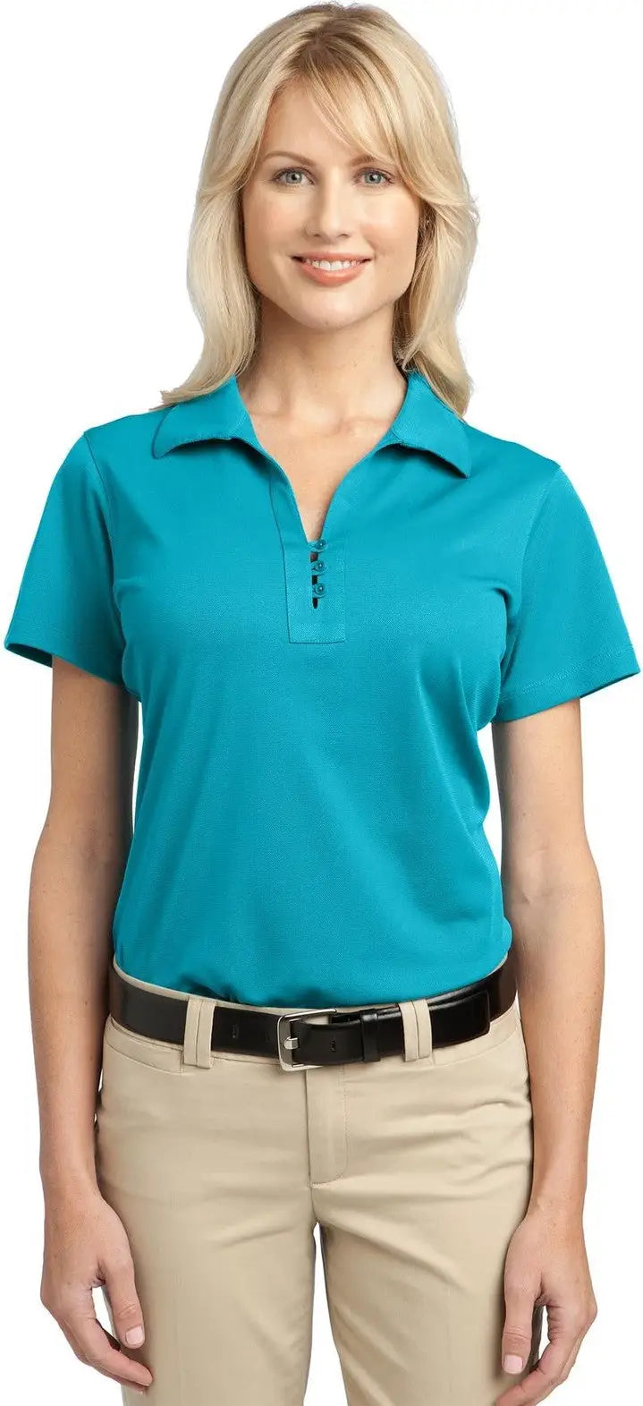 Port Authority L527 Women’s Tech Pique Polo - Deep Teal Blue