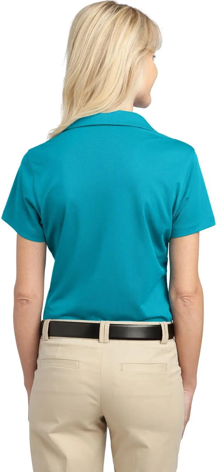 Port Authority L527 Women’s Tech Pique Polo - Deep Teal Blue