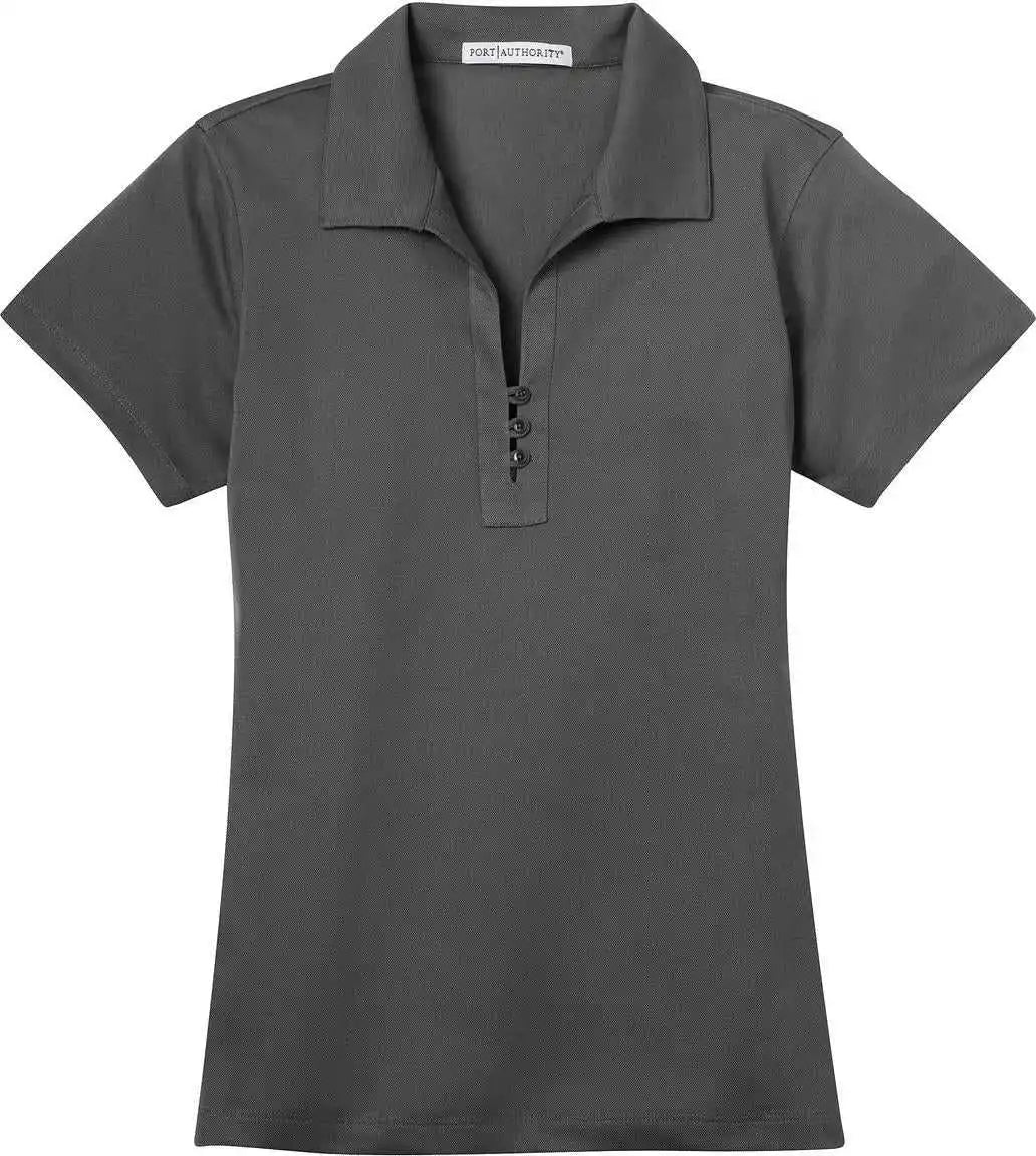 Port Authority L527 Women’s Tech Pique Polo - Grey Smoke