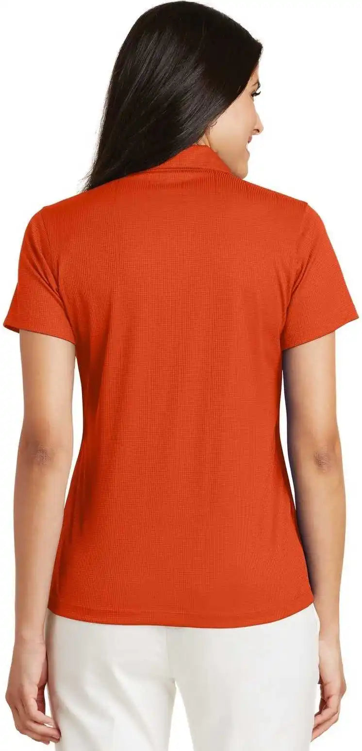 Port Authority L528 Ladies Performance Fine Jacquard Polo Autumn Orange