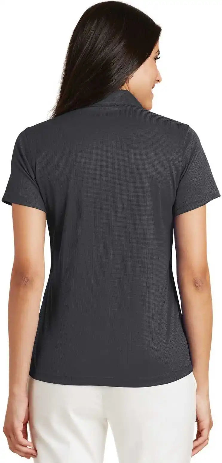 Port Authority L528 Ladies Performance Fine Jacquard Polo - Gray Smoke