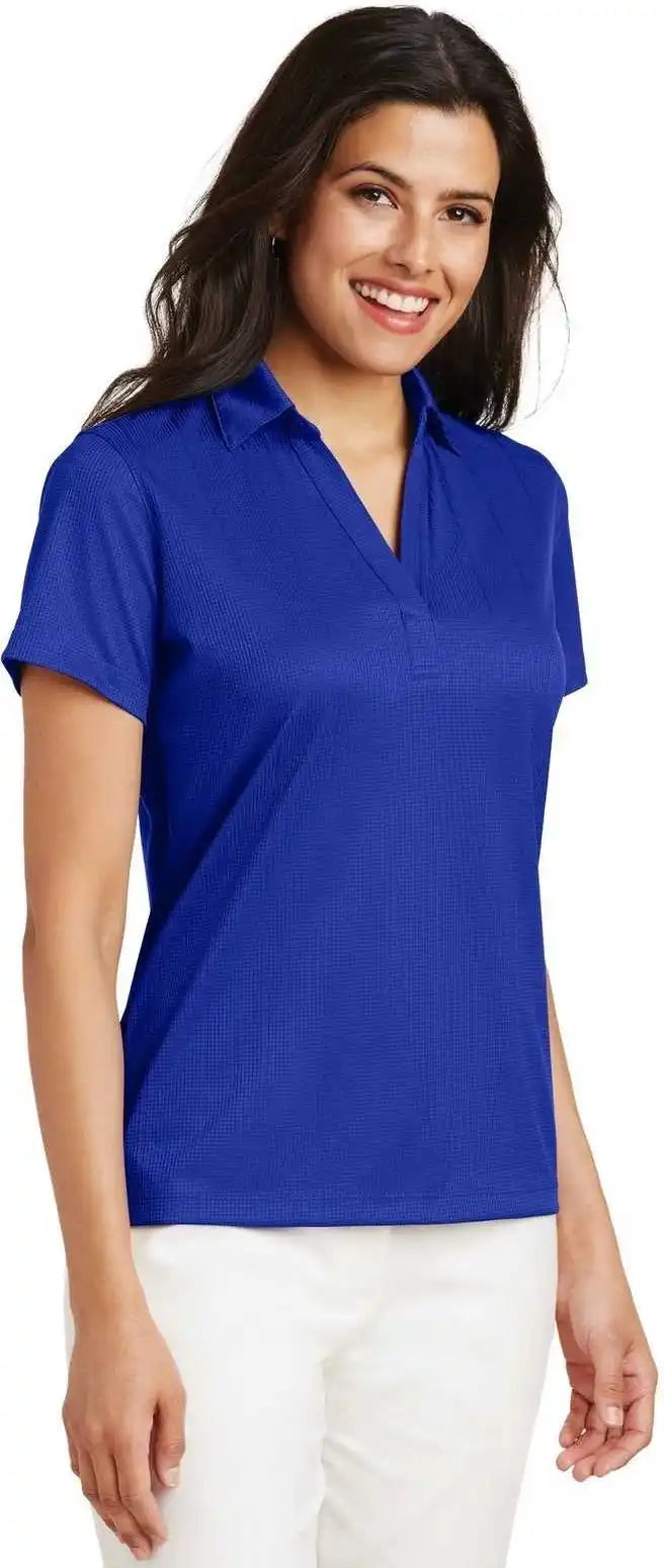 Port Authority L528 Ladies Performance Fine Jacquard Polo Hyper Blue