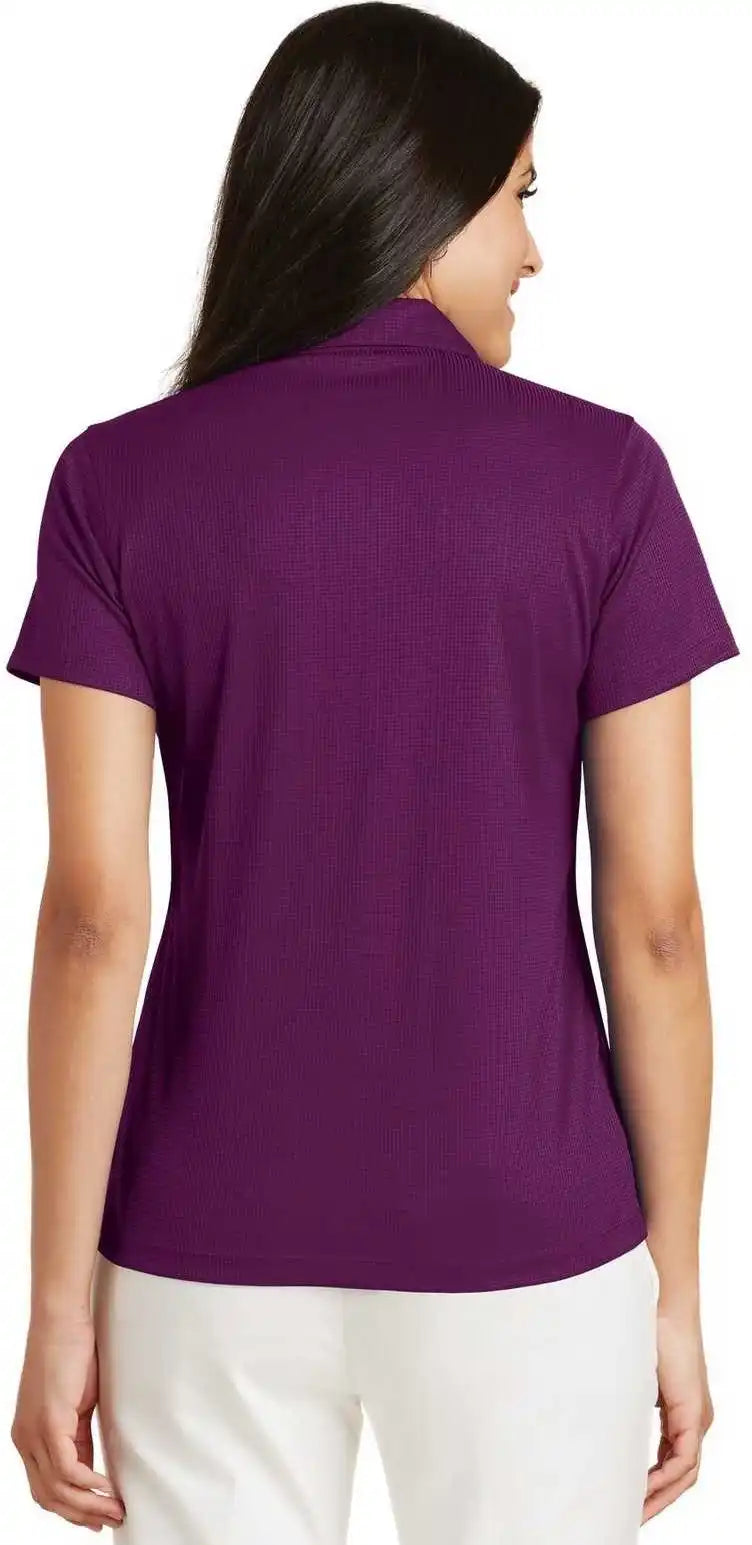 Port Authority L528 Ladies Performance Fine Jacquard Polo Violet Purple